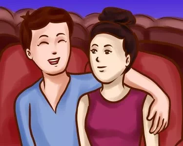 如何自然地把手搭在约会对象肩上