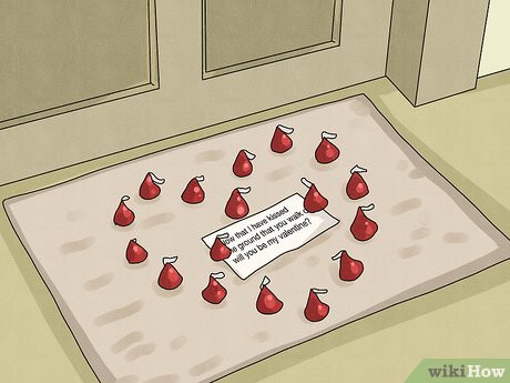 Step 6 Spell out your feelings with chocolate kisses.