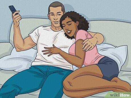 Step 1 Give him light touches to make him really shiver.