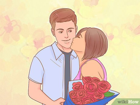 Step 2 Bring her flowers when she's having a bad day.