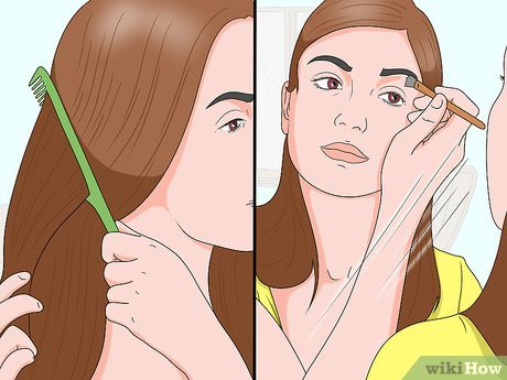 Step 7 Style your hair and makeup.