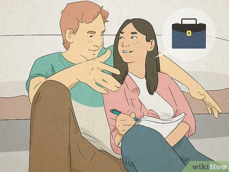 See what your boyfriend wants to do for work in the future.