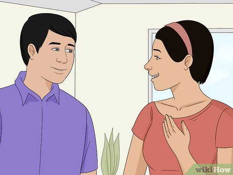 If he sees you opening up, he’s more likely to do it too.