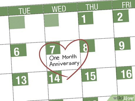 Step 1 Decide when your anniversary is.