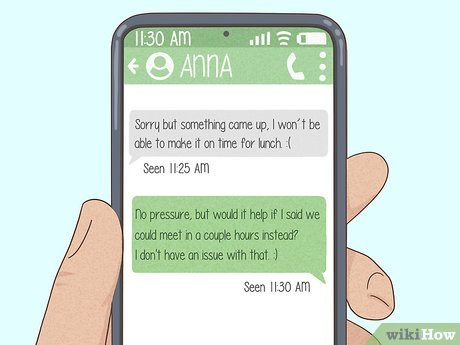 Sometimes all your date actually needs is a bit more time to prepare.