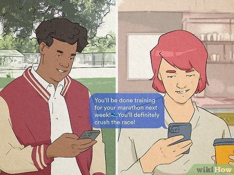 Focusing on your bright future together will keep him optimistic.