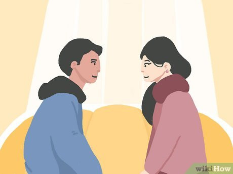 He might clam up or get embarrassed if you do.