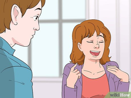 Step 5 Notice how much she builds herself up.