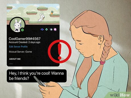 Step 3 Avoid suspicious profiles.