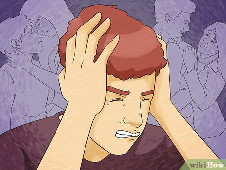 Step 2 It's not healthy to dwell on her past, and it's also not her fault.