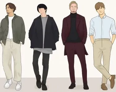 通过男生穿搭看你的理想型类型测试