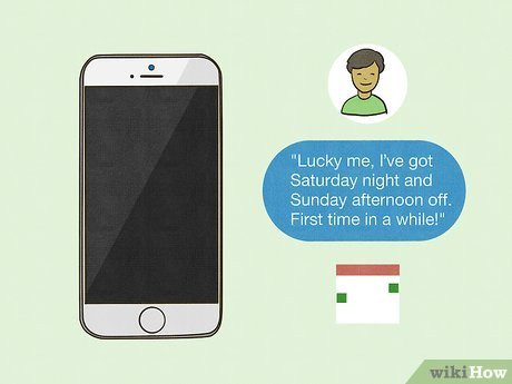 It could mean he’s trying to work you in.